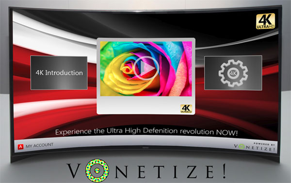 Vonetize запускает 4К онлайн-сервис