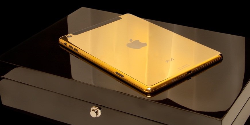 iPad в золотом корпусе